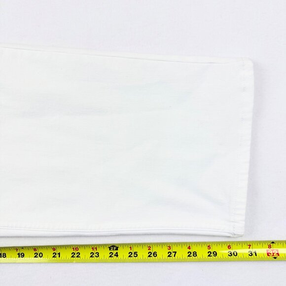 Liz Claiborne Womens Lana High-Rise Straight Leg White Denim Jeans Plus Size 22W - Picture 12 of 12